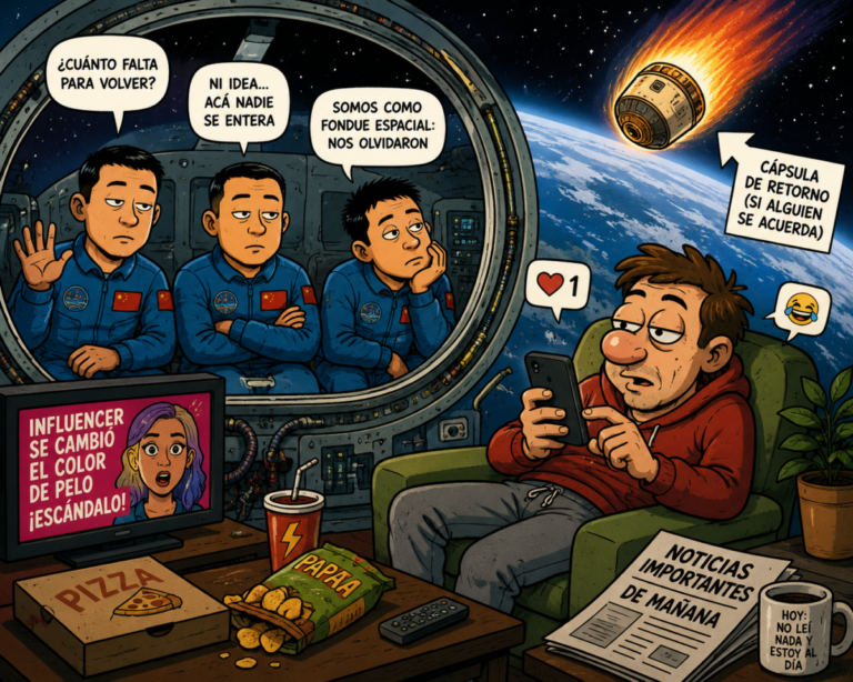 Siete meses perdidos en el espacio y nadie se dio cuenta
